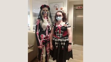 Halloween takes centre stage at Newton Aycliffe care home